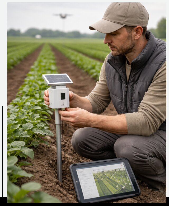 IoT мониторинг сельскохозяйственных полей и контроля в Владивостоке